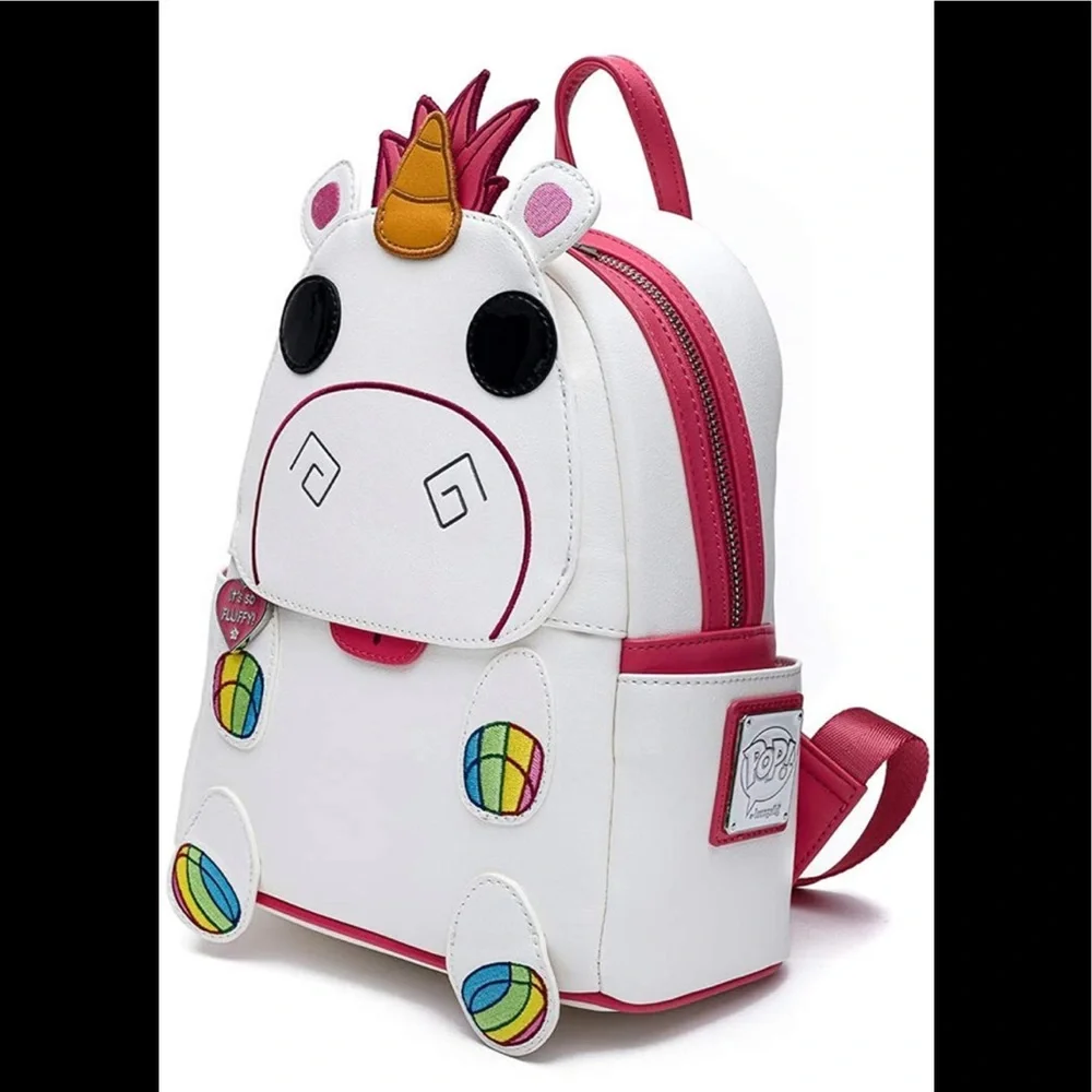 Loungefly Minions POP Fluffy Unicorn Backpack
